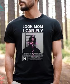 Look Mom I Can Fly TShirt, Cactus Jack Fashion Men Tshirt, Sleeve Jacks Print Kanyess Westss BASICs Couple Loose Short Sleeve T Shirt