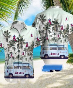 Los Angeles Angels MLB Hawaiian shirt Coconut Car Travel Logo For Men And Women