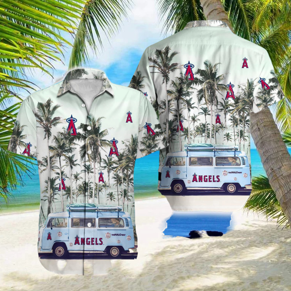 Custom Name Los Angeles Angels MLB Hawaiian Shirt Cheap For Men