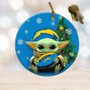 Los Angeles Chargers Baby Yoda NFL Football Ornaments 2022