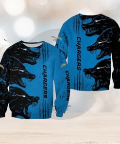 Los Angeles Chargers Halloween Wolf Jingle Ugly Sweater For Men And Women Gift Christmas