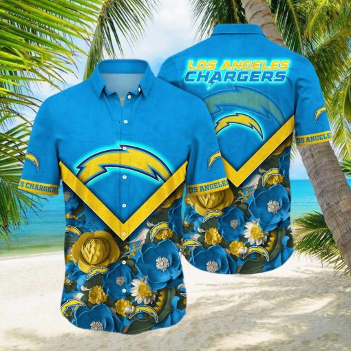 Los Angeles Chargers NFL Hawaiian Shirt Custom Vacation Aloha Shirt