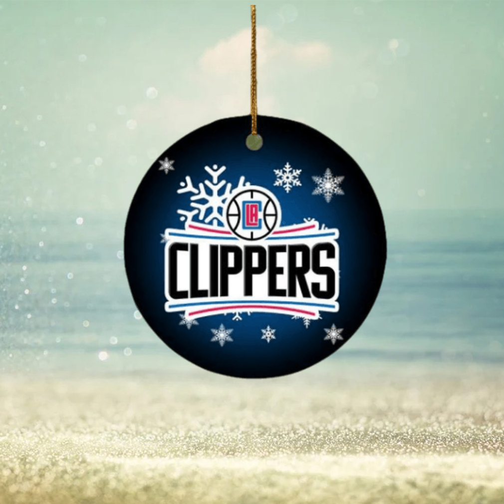 Los Angeles Clippers New Trends Custom Name And Number Christmas