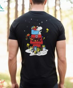 Los Angeles Clippers Santa Snoopy Wish You A Merry Christmas Shirt