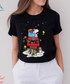 Los Angeles Clippers Santa Snoopy Wish You A Merry Christmas Shirt