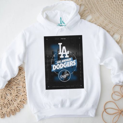Los Angeles Dodgers City Skyline Stacked shirt