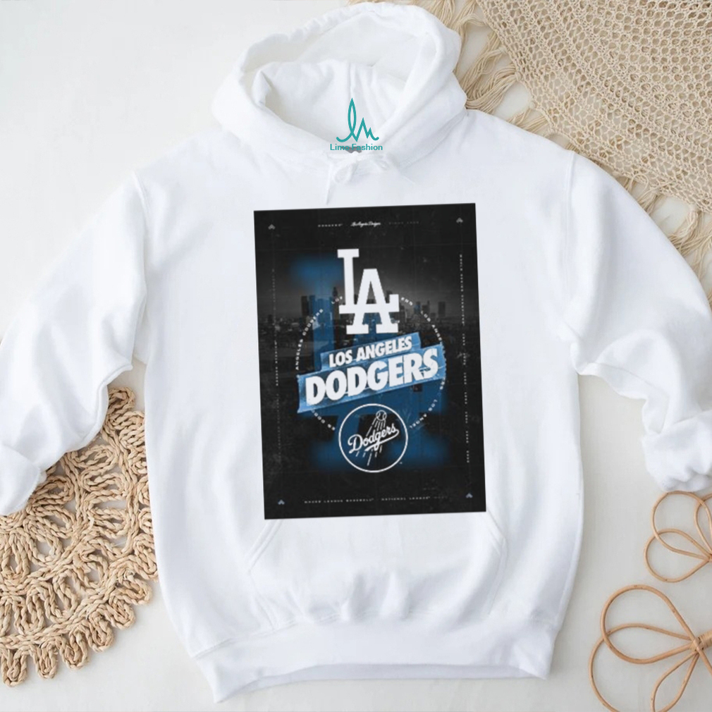 Los Angeles Dodgers City Skyline Stacked shirt Los Angeles Dodgers City Skyline Stacked shirt