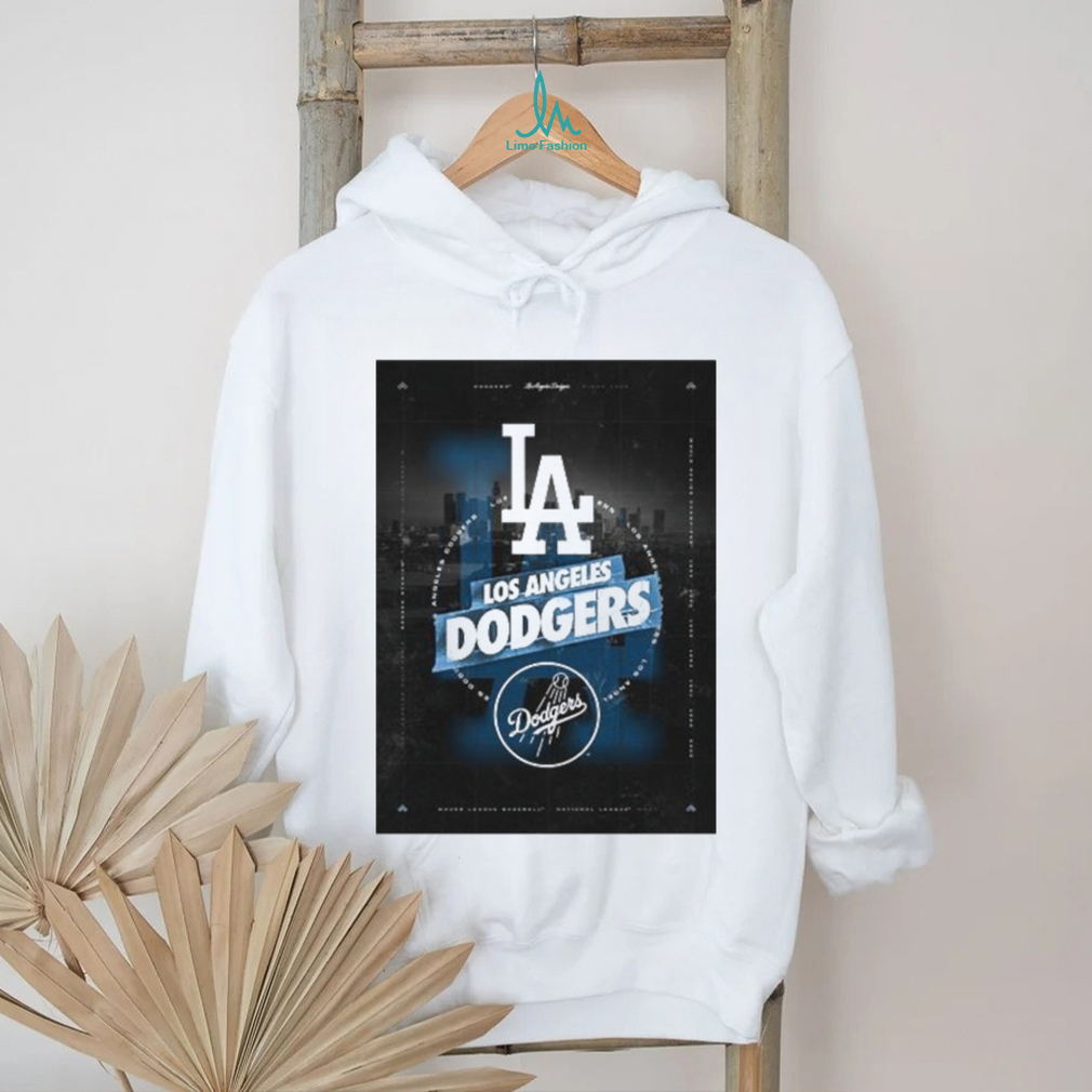 Los Angeles Dodgers City Skyline Stacked shirt Los Angeles Dodgers City Skyline Stacked shirt
