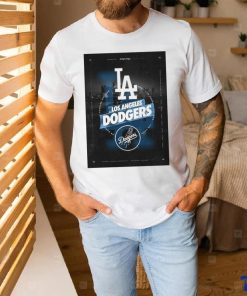 Los Angeles Dodgers City Skyline Stacked shirt
