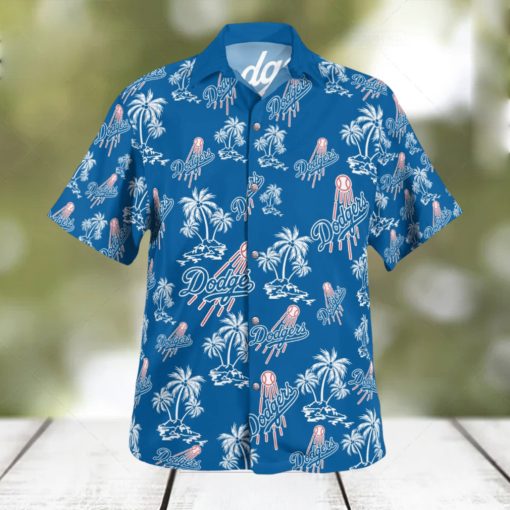 Los Angeles Dodgers Gift 3D Hawaiian Shirt Best For Fans Beach Gift For Men And Women