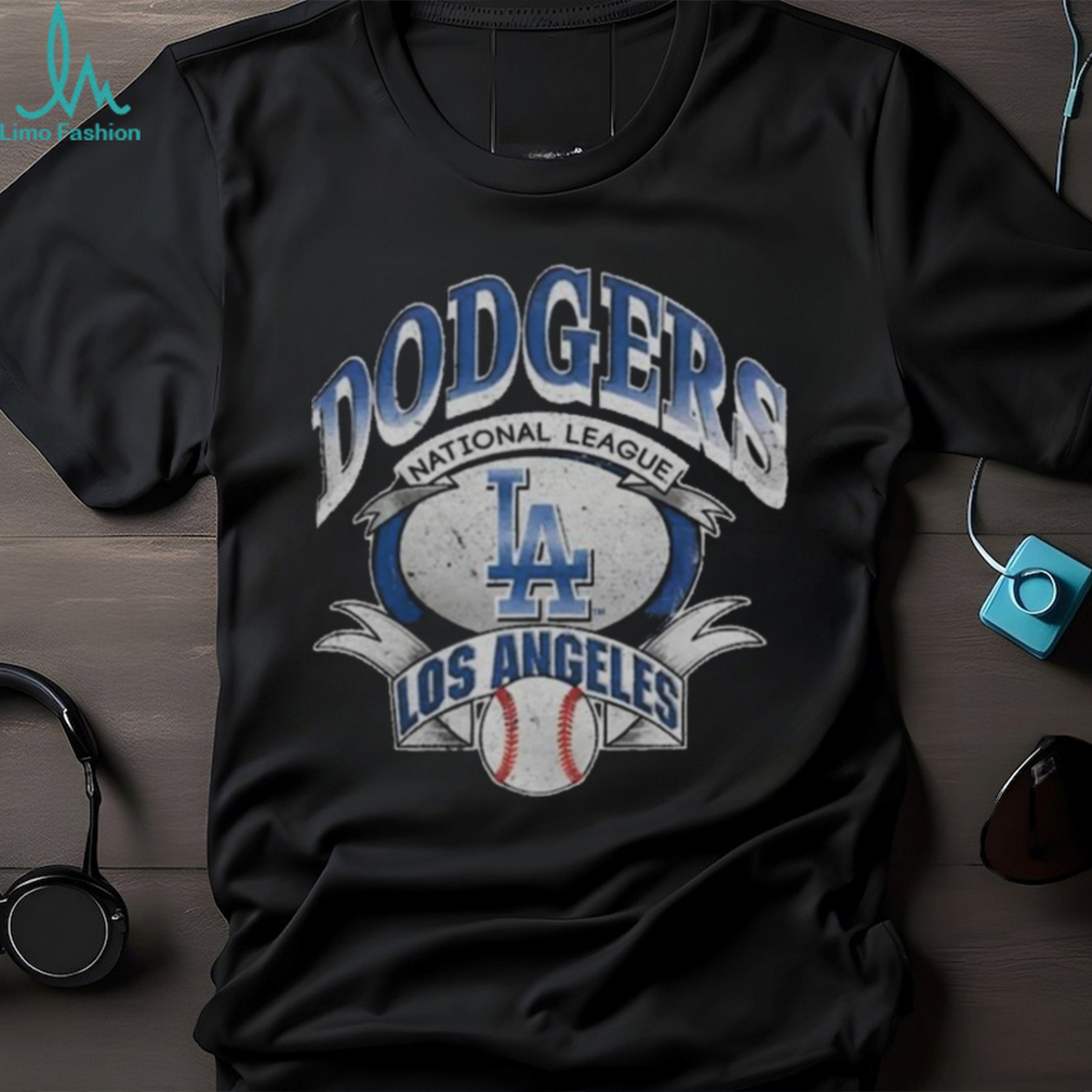 Los Angeles Dodgers Majestic Mlb National League Banner Vintage t shirt -  Limotees