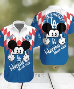 Los Angeles Dodgers Mickey Haters Gonna Hate Hawaiian Shirt Cute Gift For Men And Women