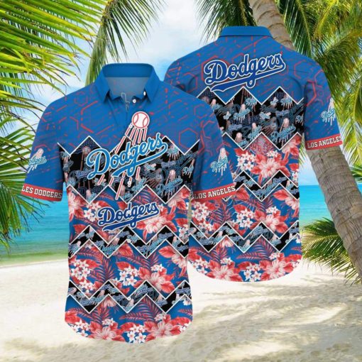 Los Angeles Dodgers Tropical 3D Hawaiian Shirt And Beach Shorts For Fans Sport