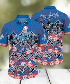 Los Angeles Dodgers Tropical 3D Hawaiian Shirt And Beach Shorts For Fans Sport