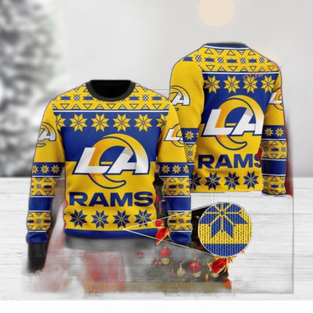 Nfl Los Angeles Rams Players Football Christmas Ugly