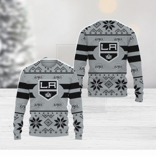 Los Angeles Kings Custom New Uniforms For Fan Gear Ugly Christmas AOP Sweater