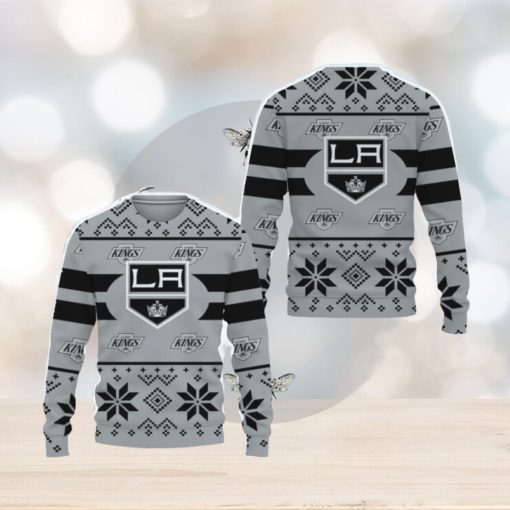 Los Angeles Kings Custom New Uniforms For Fan Gear Ugly Christmas AOP Sweater