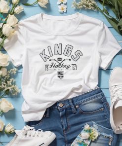 Los Angeles Kings Starter White Half Puck T Shirt