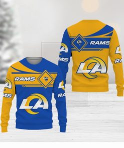 Los Angeles Rams American Sports Team Champions Sports Love Ugly Christmas Sweater Men And Women Gift For Fans Holidays