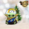 Los Angeles Rams Baby Yoda NFL Christmas Tree Decorations Ornament