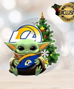 Los Angeles Rams Baby Yoda NFL Christmas Tree Decorations Ornament