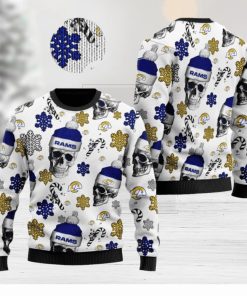 Los Angeles Rams NFL Football Team Santa Skulls Ugly Christmas Sweater