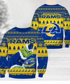 Los Angeles Rams NFL Grinch Christmas Ugly Sweater Fans Gift Funny For Men And Women