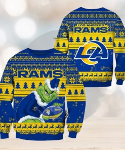 Los Angeles Rams NFL Grinch Christmas Ugly Sweater Fans Gift Funny For Men And Women