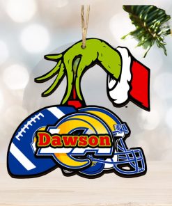 Los Angeles Rams NFL Grinch Personalized Ornament SP121023115ID03