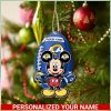 Houston Texans Personalized Your Name Snoopy And Peanut Ornament Christmas Gifts For NFL Fans SP161023141ID03