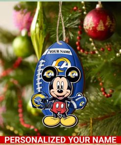 Los Angeles Rams Personalized Your Name Mickey Mouse And NFL Team Ornament SP161023178ID03