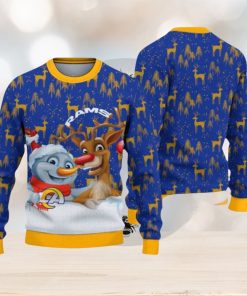 Los Angeles Rams Snowman Reindeer Christmas Sweater