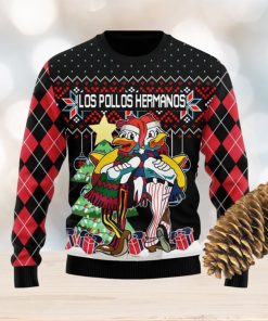 Los Pollos Hermanos Knitted Xmas Black Sweater For Men Women