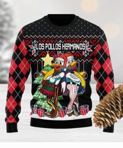 Los Pollos Hermanos Knitted Xmas Black Sweater For Men Women