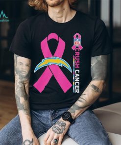 Los angeles chargers crush cancer NFL collections shirt, hoodie, sweater, long sleeve and tank top Los angeles chargers crush cancer NFL collections shirt