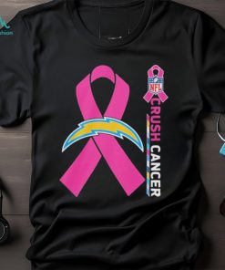 Los angeles chargers crush cancer NFL collections shirt, hoodie, sweater, long sleeve and tank top Los angeles chargers crush cancer NFL collections shirt