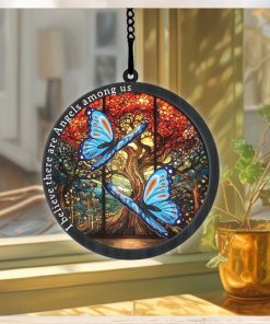 Loss Of Your Loved One, Memorial Dragonfly Suncatcher, Memorial Dragonfly Ornament, Sympathy Memorial Ornament, Gift For Family And Friends