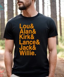 Lou Alan Kirk Lance Jack Willie shirt