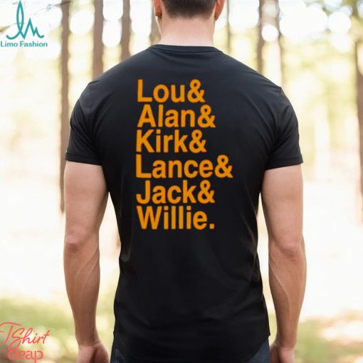 Lou Alan Kirk Lance Jack Willie shirt