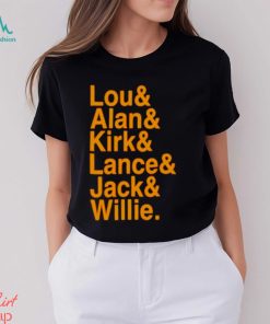 Lou Alan Kirk Lance Jack Willie shirt