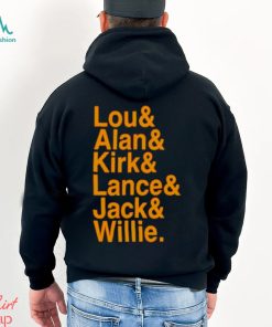 Lou Alan Kirk Lance Jack Willie shirt