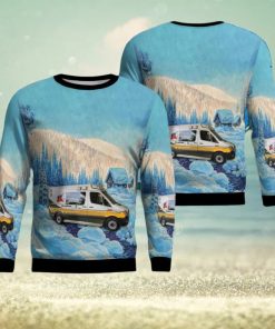 Louisiana Acadian Ambulance 3D Ugly Christmas Sweater