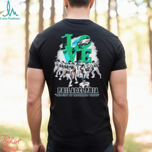 Love Philadelphia Eagles The City Of Brotherly Shove Shirt
