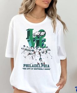 Love philadelphia the city of brotherly shove 2023 shirt