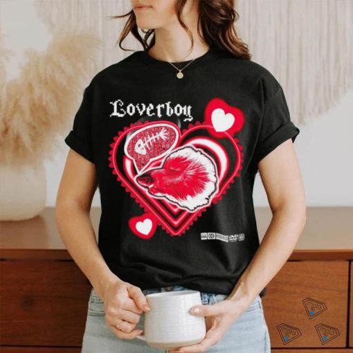 Loverboy fish heart shirt