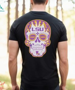 Lsu Football sugar skull shirt