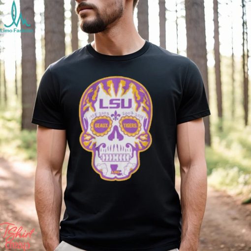Lsu Football sugar skull shirt