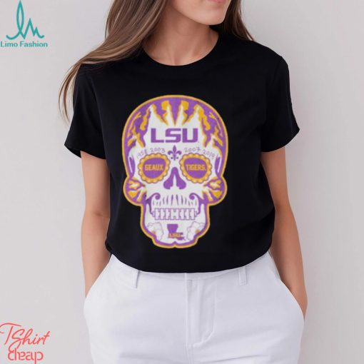 Lsu Football sugar skull shirt