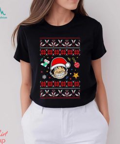 Luffy One Piece cute face anime Christmas shirt