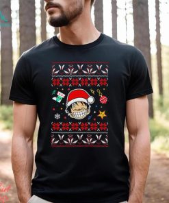 Luffy One Piece cute face anime Christmas shirt